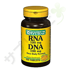 RNA[100mg]DNA[100mg]　(アンチエイジング・健康維持・ダイエット） 100mg 200 錠